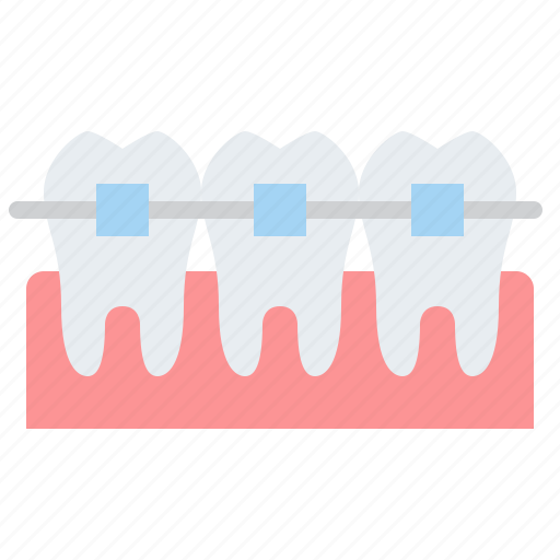 Braces, dental, tooth, dentistry icon - Download on Iconfinder