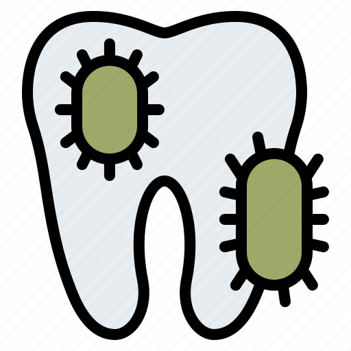 Bacteria, teeth, dental, healthcare icon - Download on Iconfinder