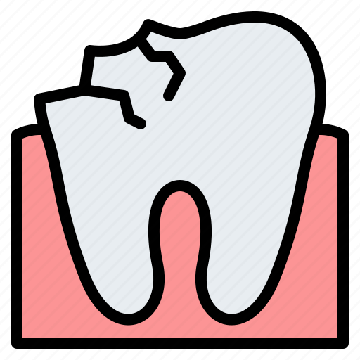 Broken, teeth, dental, healthcare icon - Download on Iconfinder
