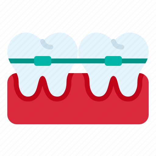 Orthodontics, beauty, braces, dental, dentistry, teeth icon - Download on Iconfinder