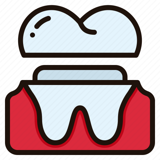 Dental, crown, implant, dentist, tooth, treatment icon - Download on Iconfinder