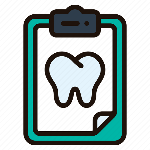 Dental, record, dentistry, checkup, records, medical icon - Download on Iconfinder