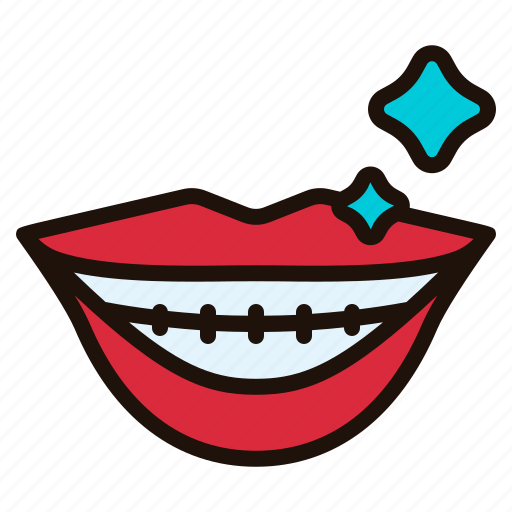 Smile, mouth, teeth, lips, smiling, hygiene, body icon - Download on Iconfinder