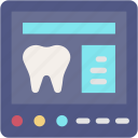 scan, tooth, dental, care, hygiene, monitor, x, ray
