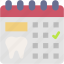 dental, schedule, calendar, time, and, date 