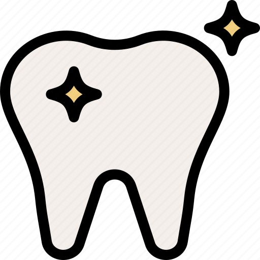Tooth, whitening, hygiene, dental, symbol, shine, shining icon - Download on Iconfinder