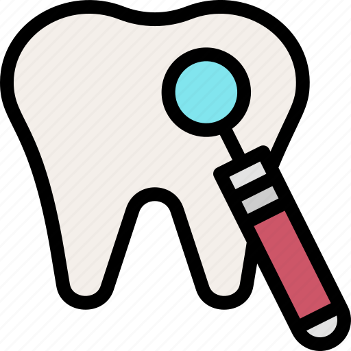 Mirror, dentist, teeth, tool, search, tools, and icon - Download on Iconfinder