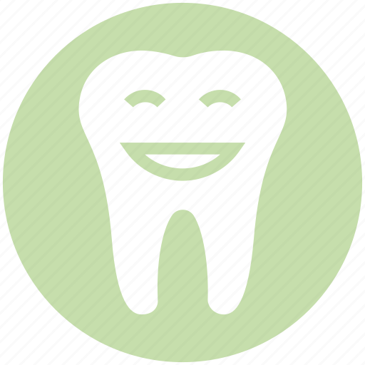 Cartoon, dental, dentist, healthcare, smiley, tooth icon - Download on Iconfinder