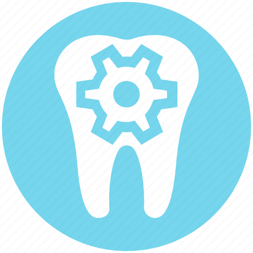 Dental, dental care, dentist, gear, service, tooth icon - Download on Iconfinder