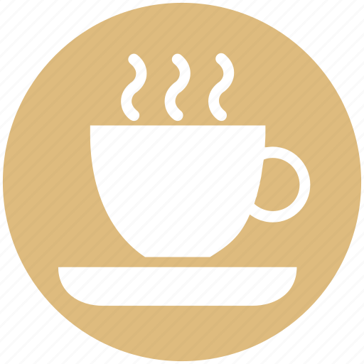 Beverage, coffee, cup, food, hot, plate, tea icon - Download on Iconfinder