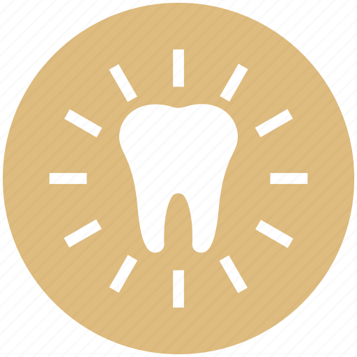 Bright, dental, dental care, dentist, tooth, white tooth icon - Download on Iconfinder