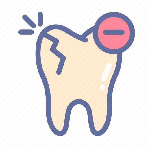 Broken, dental, dentist, medical, oral, tooth icon - Download on Iconfinder