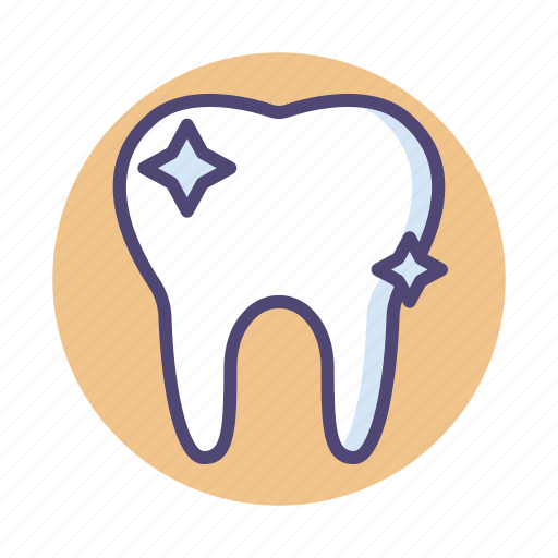 Clean teeth, dental, dentist, hygenic, tooth icon - Download on Iconfinder