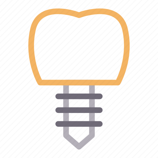 Dental, implant, medical, oral, teeth icon - Download on Iconfinder