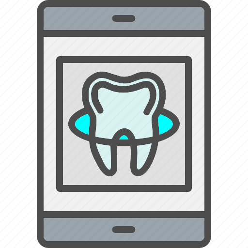 Application, care, dental, doodle, mobile, screen, tooth icon - Download on Iconfinder