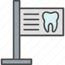 board, dental, medical, oral, sign