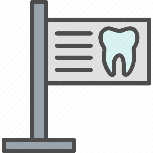 Board, dental, medical, oral, sign icon - Download on Iconfinder