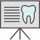 board, diagram, presentation, report, cavity, tooth