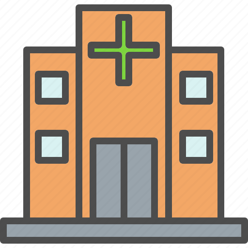 Clinic, healthcare, hospital, building, medical icon - Download on Iconfinder