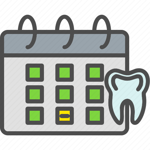 Dentist, appointment, calendar, date, schedule, dental icon - Download on Iconfinder