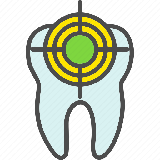 Dentist, doctor, hospital, target, teeth, tooth icon - Download on Iconfinder
