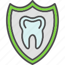 shield, protection, insurance, tooth, teeth, dentist
