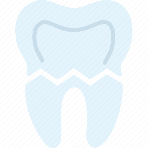 Broken, chipped, dental, dentistry, tooth, 1 icon - Download on Iconfinder