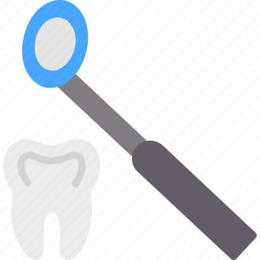 Dental, exam, examination, instrument, mirror, search, tooth icon - Download on Iconfinder