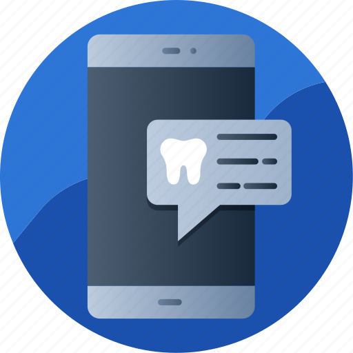 Alert, appointment, dental, message, mobile, notification, reminder icon - Download on Iconfinder