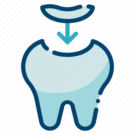 Dental care, dental fillings, dentist, filling, health, orthodontic, tooth icon - Download on Iconfinder