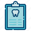 dental care, dental record, dentist, document, health, medical records, tooth 