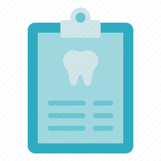 Dental care, dental record, dentist, document, health, medical records, tooth icon - Download on Iconfinder