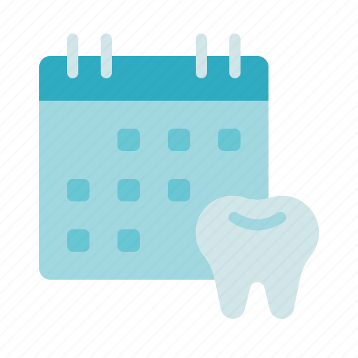 Calendar, date, dental care, dentist, health, schedule, tooth icon - Download on Iconfinder