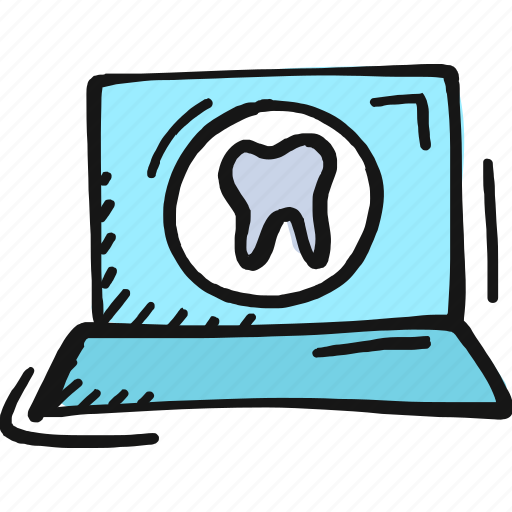 Dental, health, healthcare, laptop, medicine, teeth icon icon - Download on Iconfinder