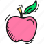 apple, fruit, healthy icon 