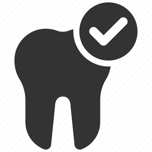 Checked, tooth, check, checkup, finished, dental care icon - Download on Iconfinder