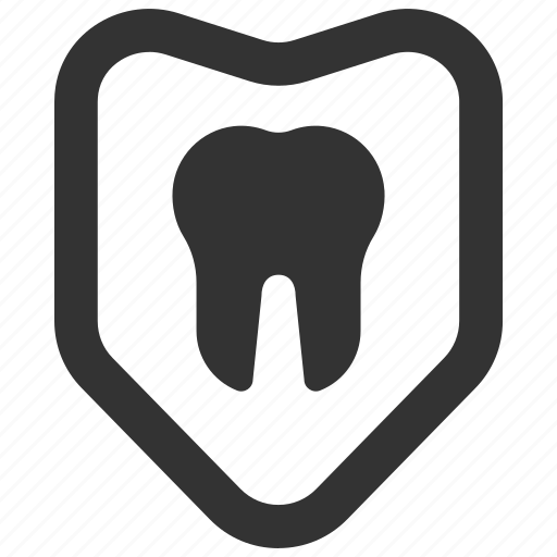 Dental, protection, shield, tooth, teeth, dental care, tooth insurance icon - Download on Iconfinder