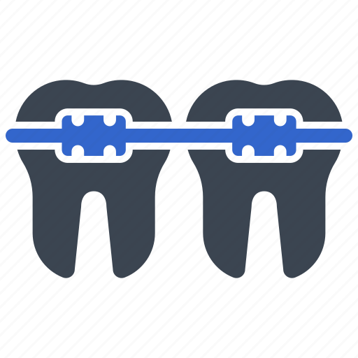 Braces, teeth, brace, dental, tooth, aligners icon - Download on Iconfinder