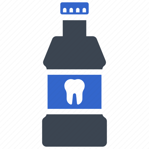 Hygiene, liquid, oral, bottle, mouthwash, clean teeth icon - Download on Iconfinder