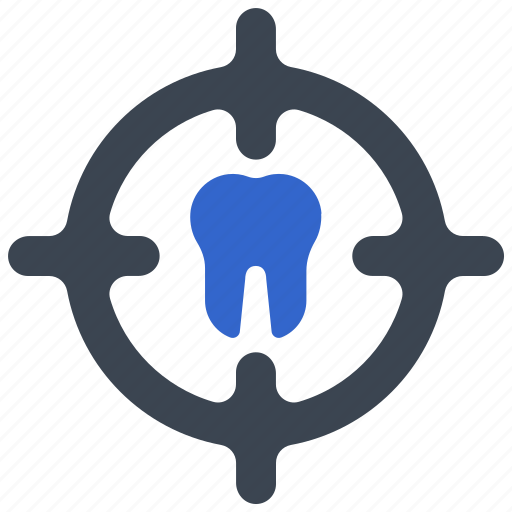 Target tooth, target, aim, focus, tooth, treatment, teeth icon - Download on Iconfinder