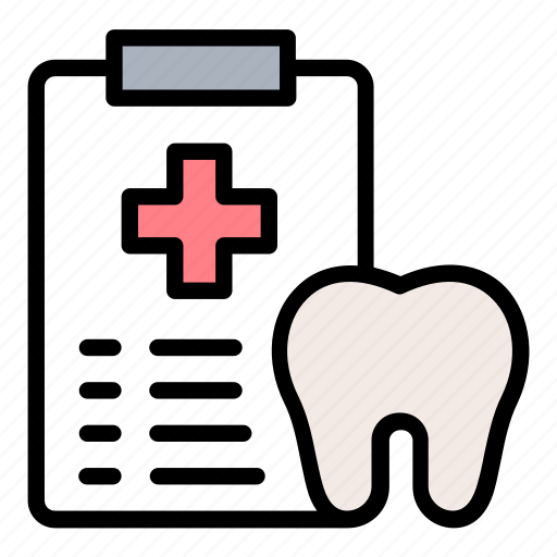 Dental, report, clipboard, tooth icon - Download on Iconfinder