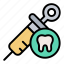 dental, injection, syringe, tooth