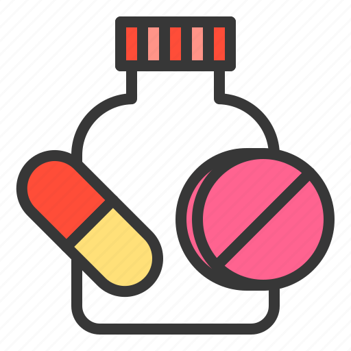 Bottle, capsule, drug, medical, medicine, pharmacy, tablet icon - Download on Iconfinder