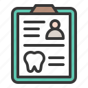 dental, dental card, dentist, medical records, record 