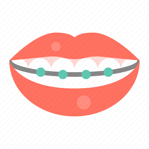 Braces, dental, dental braces, mouth, smile, teeth, tooth icon - Download on Iconfinder