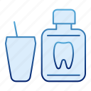 bottle, care, dental, dentist, health, hygiene, liquid, mouth, oral