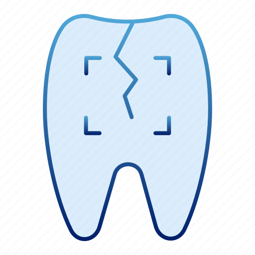 Tooth, cracked, dental, health, human, care, dent icon - Download on Iconfinder