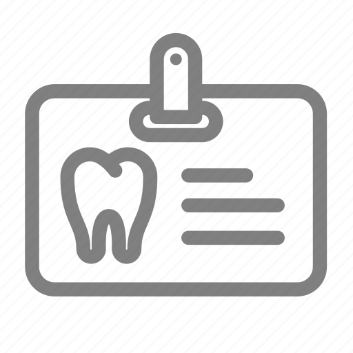 Card, check, dental, healthy, identity, member icon - Download on Iconfinder
