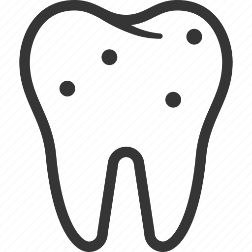 Tooth, teeth, dentist, dentistry, cavity, decay icon - Download on Iconfinder