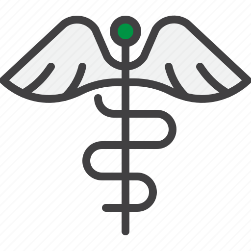 Caduceus, medical, wings, pharmacy icon - Download on Iconfinder